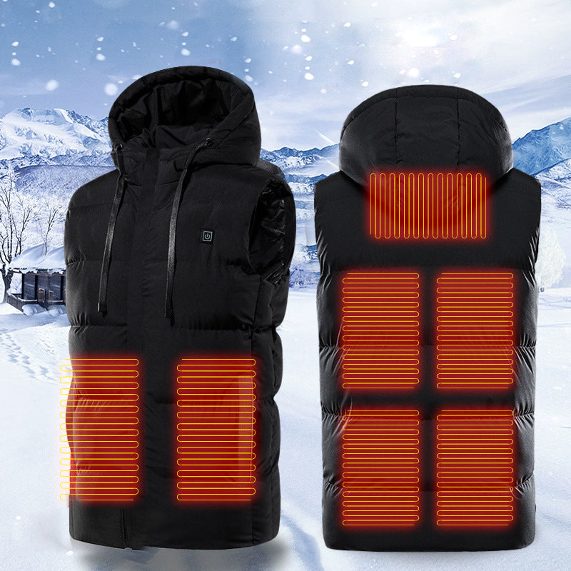 Smart Heated Vest with built-in heating panels, product photo 1
