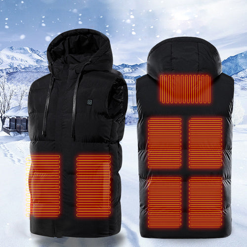 Smart Heated Vest with built-in heating panels, product photo 1
