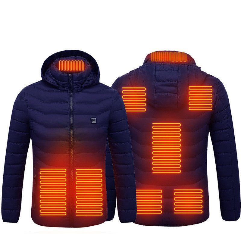 USB heated jacket with removable hood, product photo 20