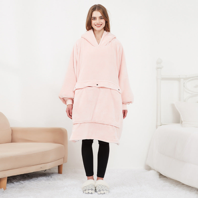 USB heated wearable blanket hoodie, product photo 18