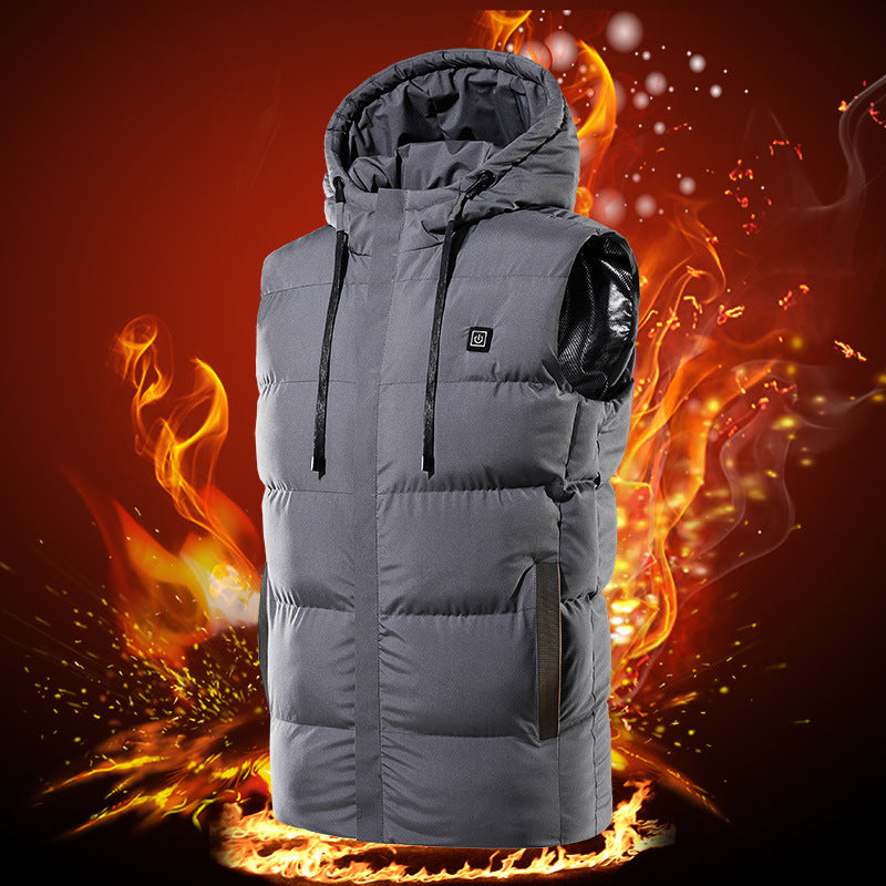 Smart Heated Vest with built-in heating panels, product photo 4