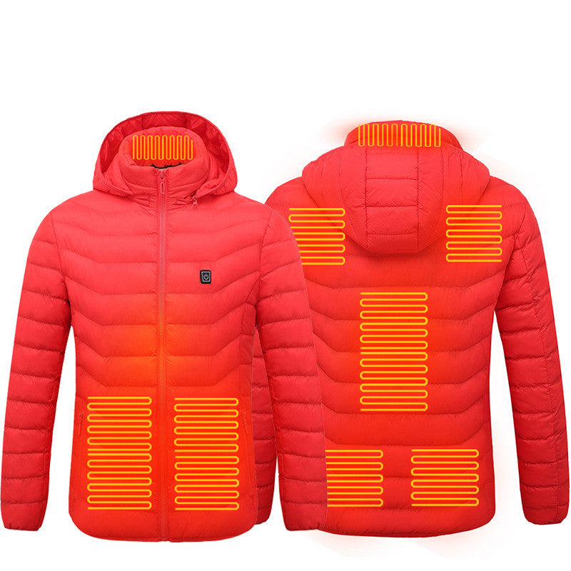 USB heated jacket with removable hood, product photo 23