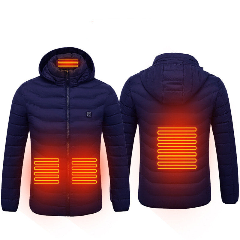 USB heated jacket with removable hood, product photo 19