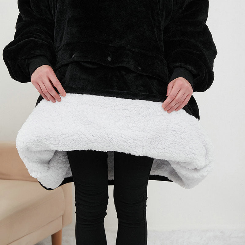 USB heated wearable blanket hoodie, product photo 7